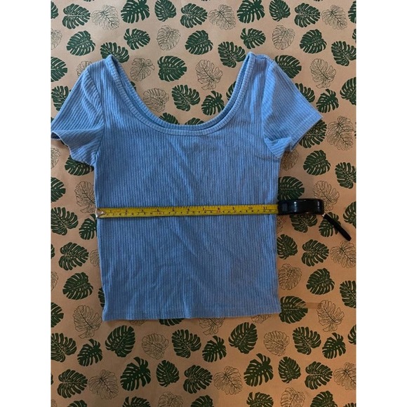 Wild Fable S Blue Crop Top - Picture 2 of 7